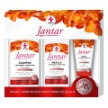 JANTAR MEDICA shampoo  330 ml & conditioner 200ml & serum with amber extract 30ml gift set 3pcs